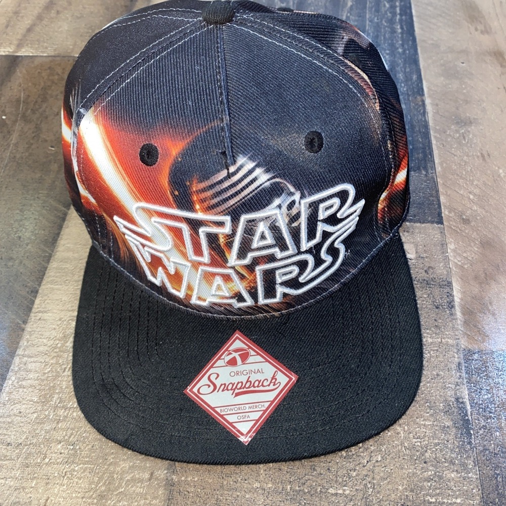 Star Wars Episode 7 Kylo Ren Baseball Hat Cap SnapBack Black Disney Mens One Sz